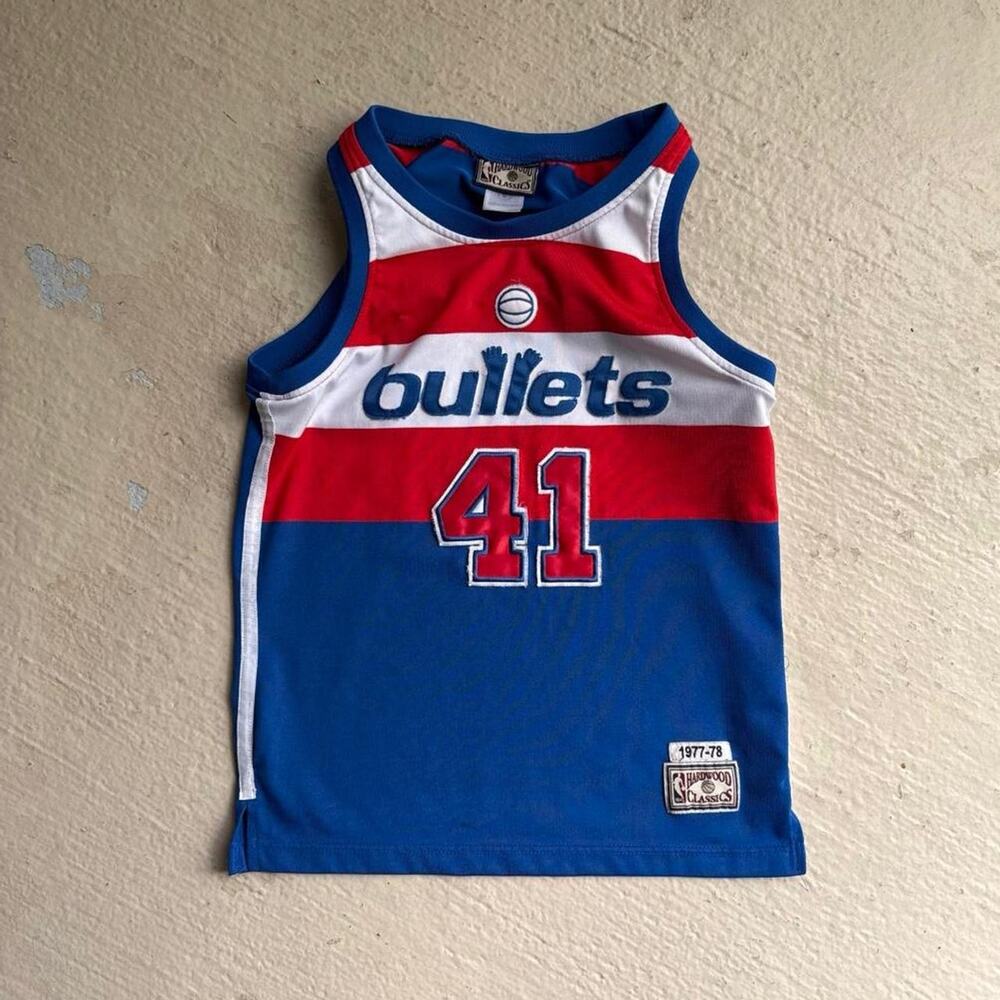Washington Bullets Wes Unseld 77-78 Throwback Men's S Basketball Jersey
